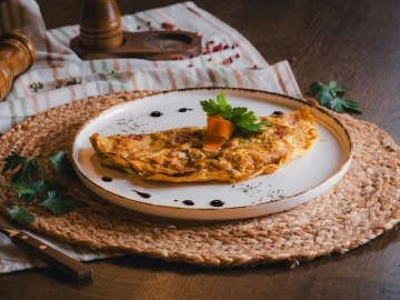 Sonkás rántotta,170g
